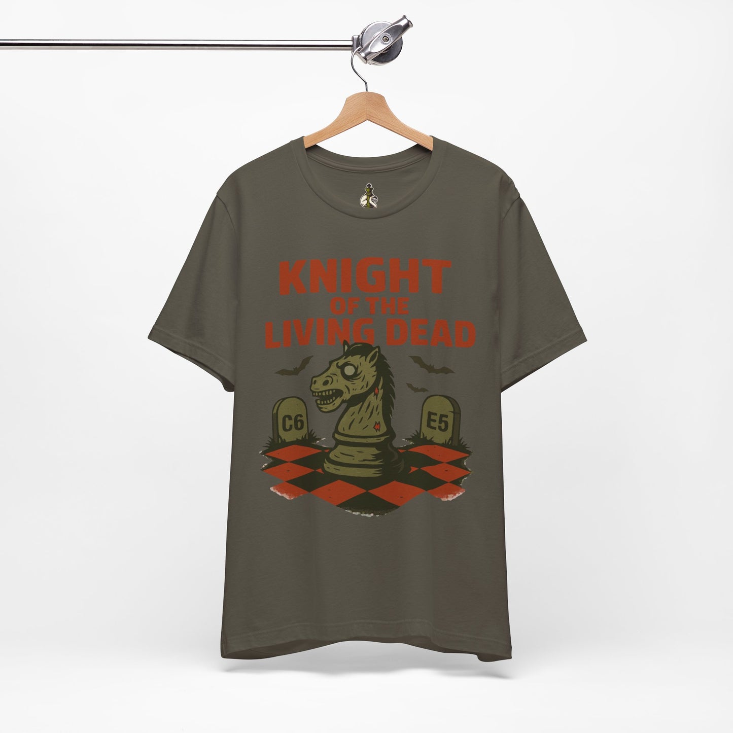 Knight of the Living Dead Unisex Chess Tee