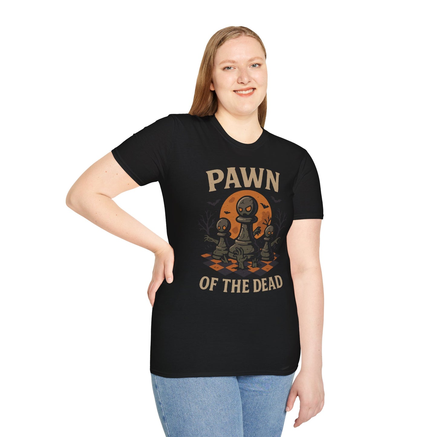 Pawn of the Dead T-Shirt | Halloween Chess Shirt for Gamers and Horror Fans