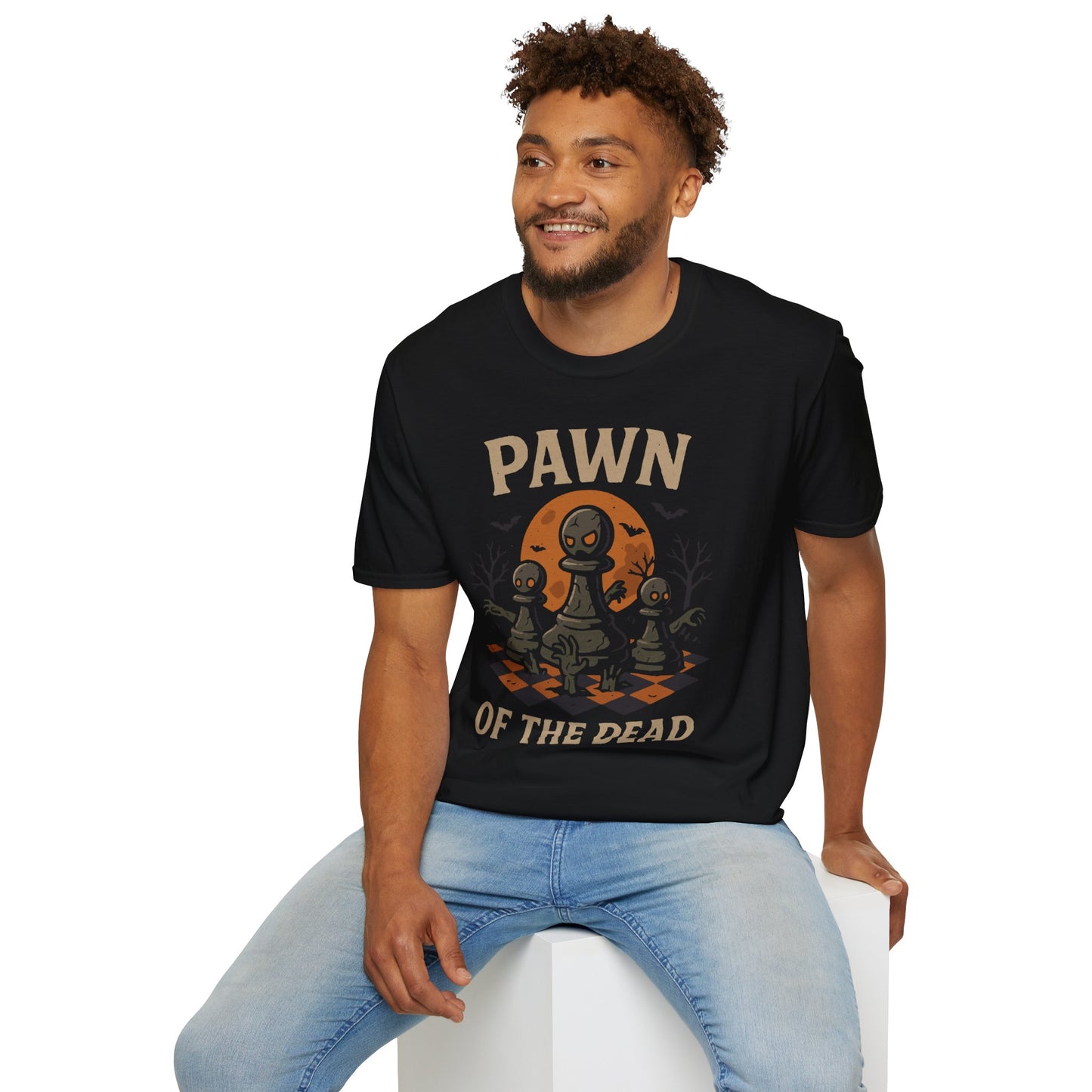 Pawn of the Dead T-Shirt | Halloween Chess Shirt for Gamers and Horror Fans