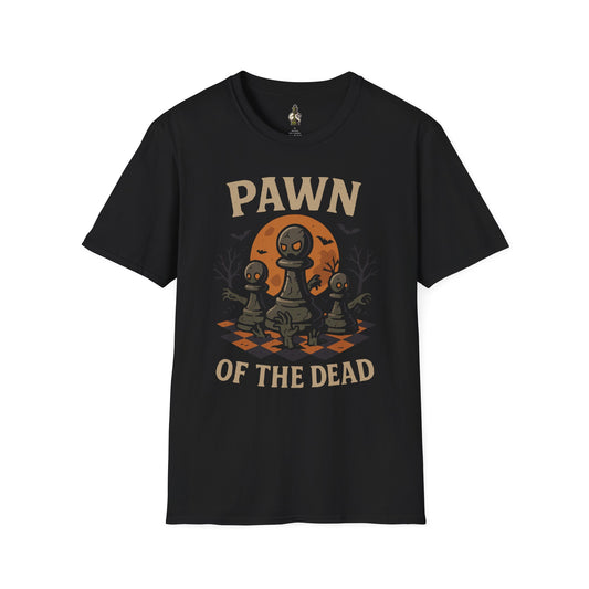 Pawn of the Dead T-Shirt | Halloween Chess Shirt for Gamers and Horror Fans