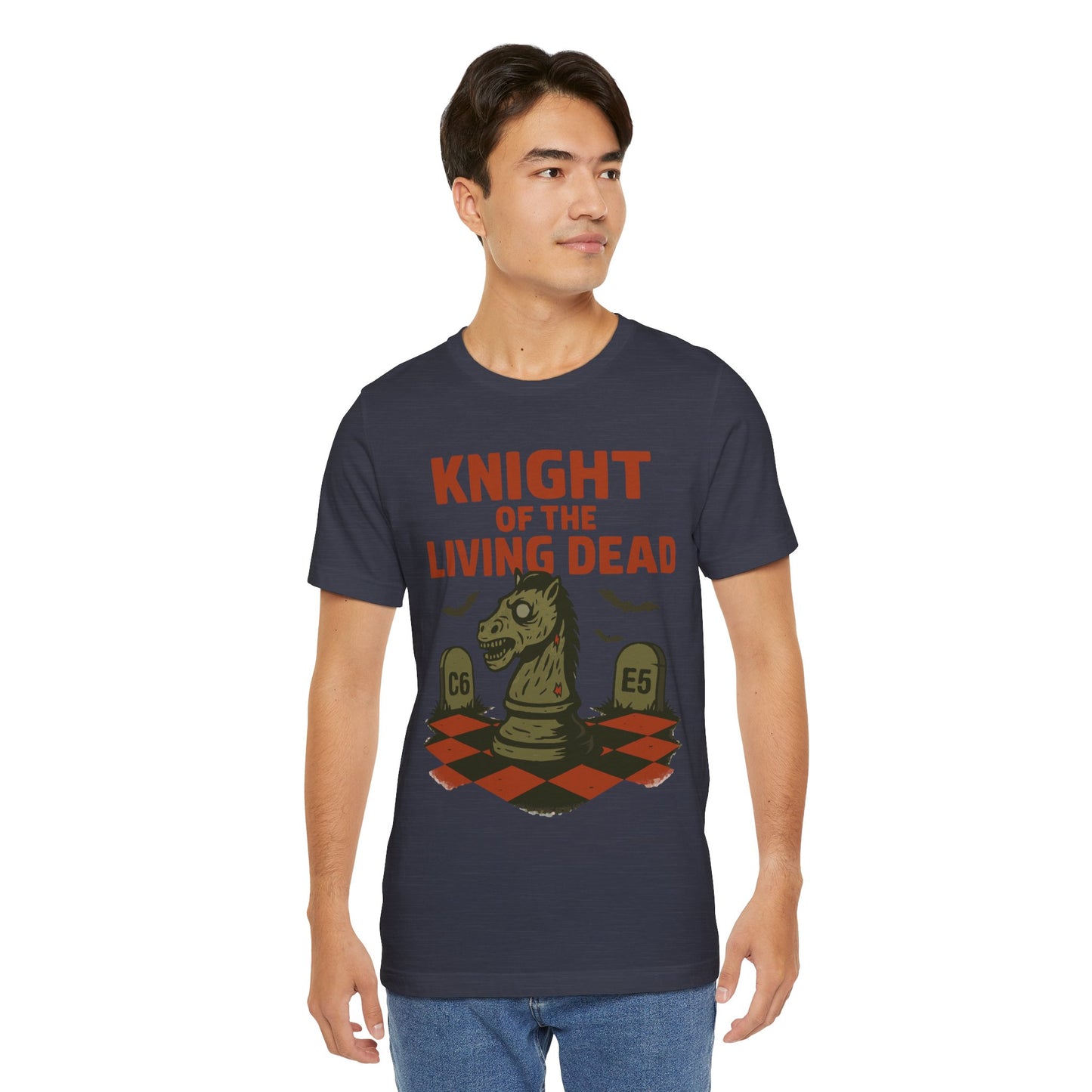 Knight of the Living Dead Unisex Chess Tee