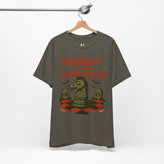 Knight of the Living Dead Unisex Chess Tee