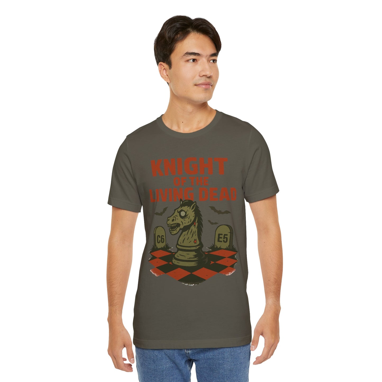 Knight of the Living Dead Unisex Chess Tee