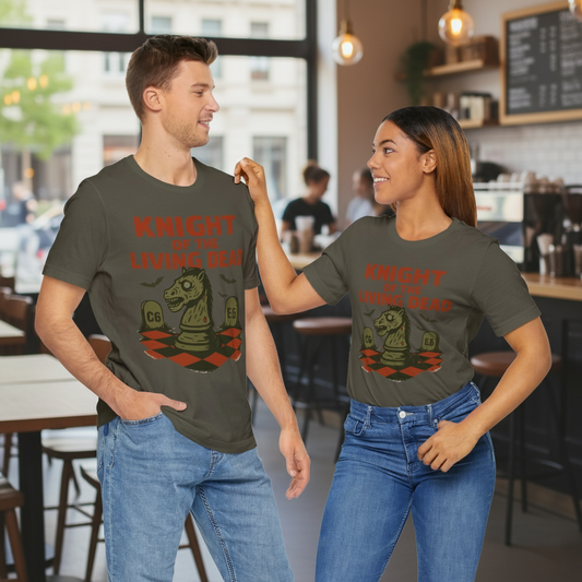 Knight of the Living Dead Unisex Chess Tee