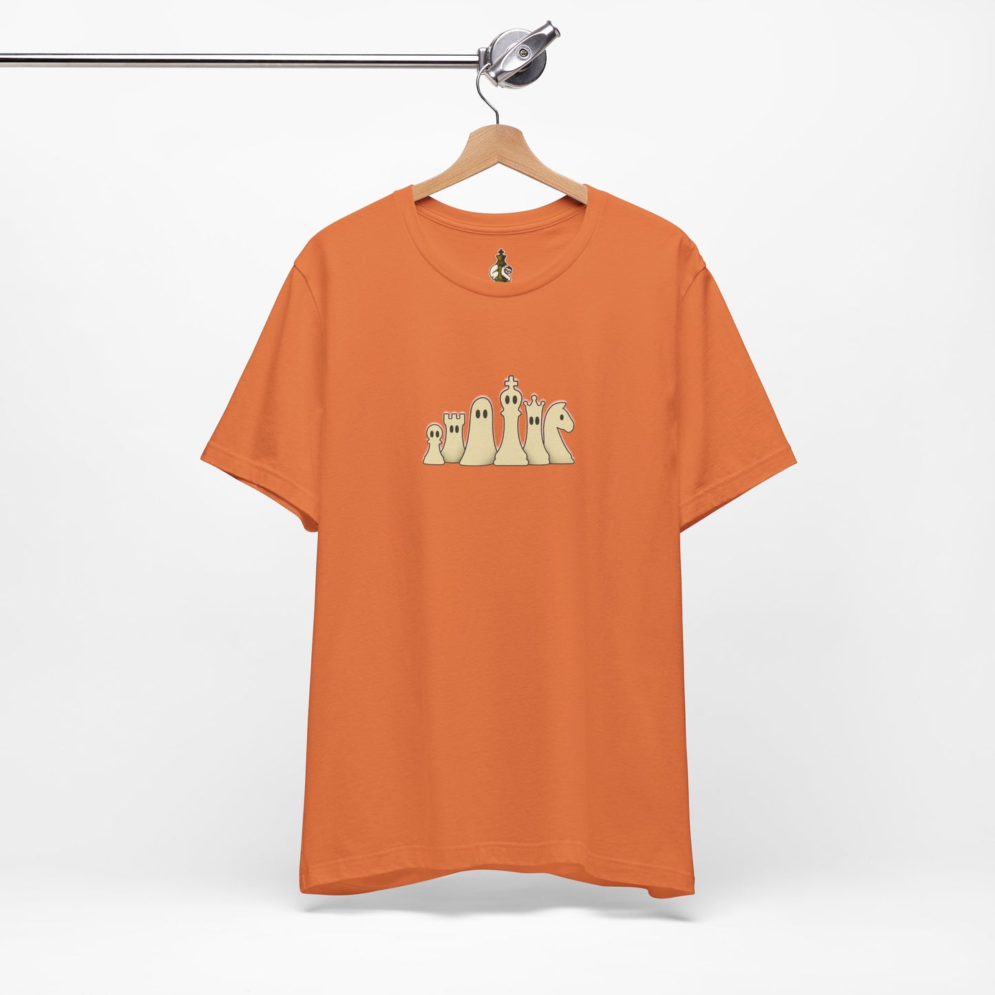 Minimalist Ghost Chess Piece Unisex Tee